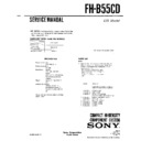 Sony FH-B55CD Service Manual