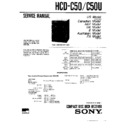 Sony FH-C5X, HCD-C50, HCD-C50U, MHC-C50 Service Manual