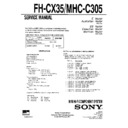 fh-cx35, mhc-c305 service manual