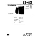 Sony FH-CX45, FH-CX65, MHC-C405, MHC-C605, SS-H605 Service Manual