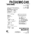 Sony FH-CX45, MHC-C405 Service Manual