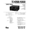 Sony FH-E737CD, FH-E838CD, MHC-2600, MHC-3600, TC-H2600, TC-H3600 Service Manual