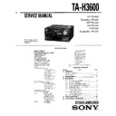 Sony FH-E838CD, MHC-3600, TA-H3600 (serv.man2) Service Manual