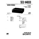 Sony FH-E8X, MHC-4800, SEQ-H4800 (serv.man2) Service Manual
