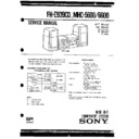 Sony FH-E939CD, MHC-5600, MHC-6600 Service Manual