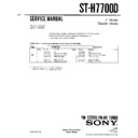 Sony FH-E959, MHC-7700D, MHC-7710D, ST-H7700D (serv.man2) Service Manual