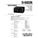 Sony FH-E9X, MHC-6800, TA-H6800N (serv.man2) Service Manual