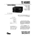 Sony FH-E9X, MHC-6800, TC-H6800 (serv.man2) Service Manual