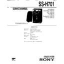 Sony FH-G70, FH-G70K, FH-G71KJ, MHC-701, MHC-C305, MHC-S200, MHC-S300, SS-H701 Service Manual