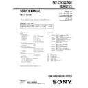 Sony FST-GTK1I, FST-GTK2I, RDH-GTK1I Service Manual