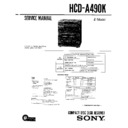 hcd-a490k service manual
