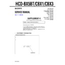 Sony HCD-BX5BT, HCD-CBX1, HCD-CBX3 (serv.man4) Service Manual