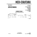 hcd-c50, hcd-c50u service manual