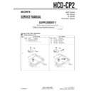 hcd-cp2 service manual