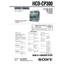 hcd-cp300 service manual