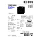 Sony HCD-D109, LBT-D109CD, LBT-D110CD (serv.man4) Service Manual