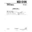 Sony HCD-D109 (serv.man3) Service Manual