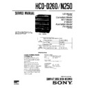 Sony HCD-D260, HCD-N250, LBT-D260, LBT-N250, LBT-N250P Service Manual