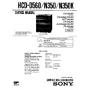 Sony HCD-D560, HCD-N350, HCD-N350K, LBT-D560, LBT-N350, LBT-N350K, LBT-N350P Service Manual