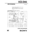Sony HCD-D990, LBT-D990 Service Manual
