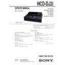 Sony HCD-DJ2I, LBT-DJ2I Service Manual