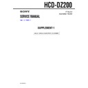 hcd-dz200 service manual