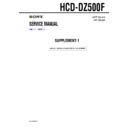 hcd-dz500f service manual