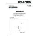 Sony HCD-DZ810W Service Manual