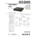 hcd-e800w service manual