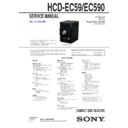 Sony HCD-EC59, HCD-EC590, MHC-EC59, MHC-EC590 Service Manual