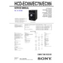 Sony HCD-EC69I, HCD-EC79I, HCD-EC99I Service Manual