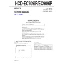 hcd-ec709ip, hcd-ec909ip (serv.man2) service manual