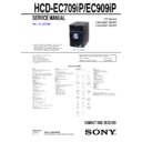 Sony HCD-EC709IP, HCD-EC909IP Service Manual