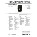 Sony HCD-EC719IP, HCD-EC919IP Service Manual