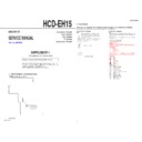 Sony HCD-EH15 Service Manual
