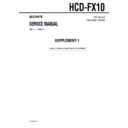 hcd-fx10 service manual