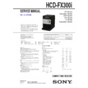 hcd-fx300i service manual