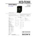 hcd-fx350i service manual