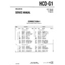 hcd-g1 service manual