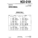 hcd-g101 service manual