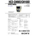 Sony HCD-GN100D, HCD-GN90D, MHC-GN100D, MHC-GN90D Service Manual