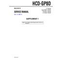 Sony HCD-GP8D (serv.man2) Service Manual