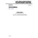 hcd-gpx5g service manual