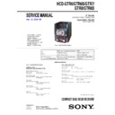 Sony HCD-GTR6, HCD-GTR6B, HCD-GTR7, HCD-GTR8, HCD-GTR8B, MHC-GTR6, MHC-GTR8 Service Manual
