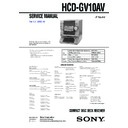 hcd-gv10av service manual