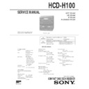 hcd-h100, mhc-c10, mhc-g100 service manual