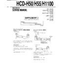 Sony HCD-H1100, HCD-H50, HCD-H55 (serv.man3) Service Manual