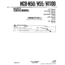 Sony HCD-H1100, HCD-H50, HCD-H55 (serv.man5) Service Manual