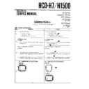 Sony HCD-H1500, HCD-H7 (serv.man2) Service Manual