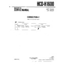 Sony HCD-H1600 (serv.man3) Service Manual